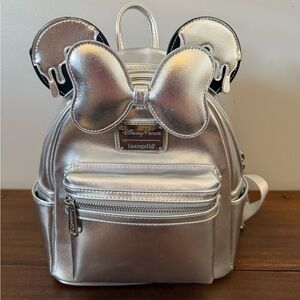 Disney 100 Anniversary Platinum Loungefly Backpack